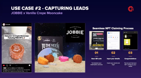 Consortium 21’s NFT Use Case #2: Capturing Leads - Jobbie x Vanilla Crepe Mooncake NFT